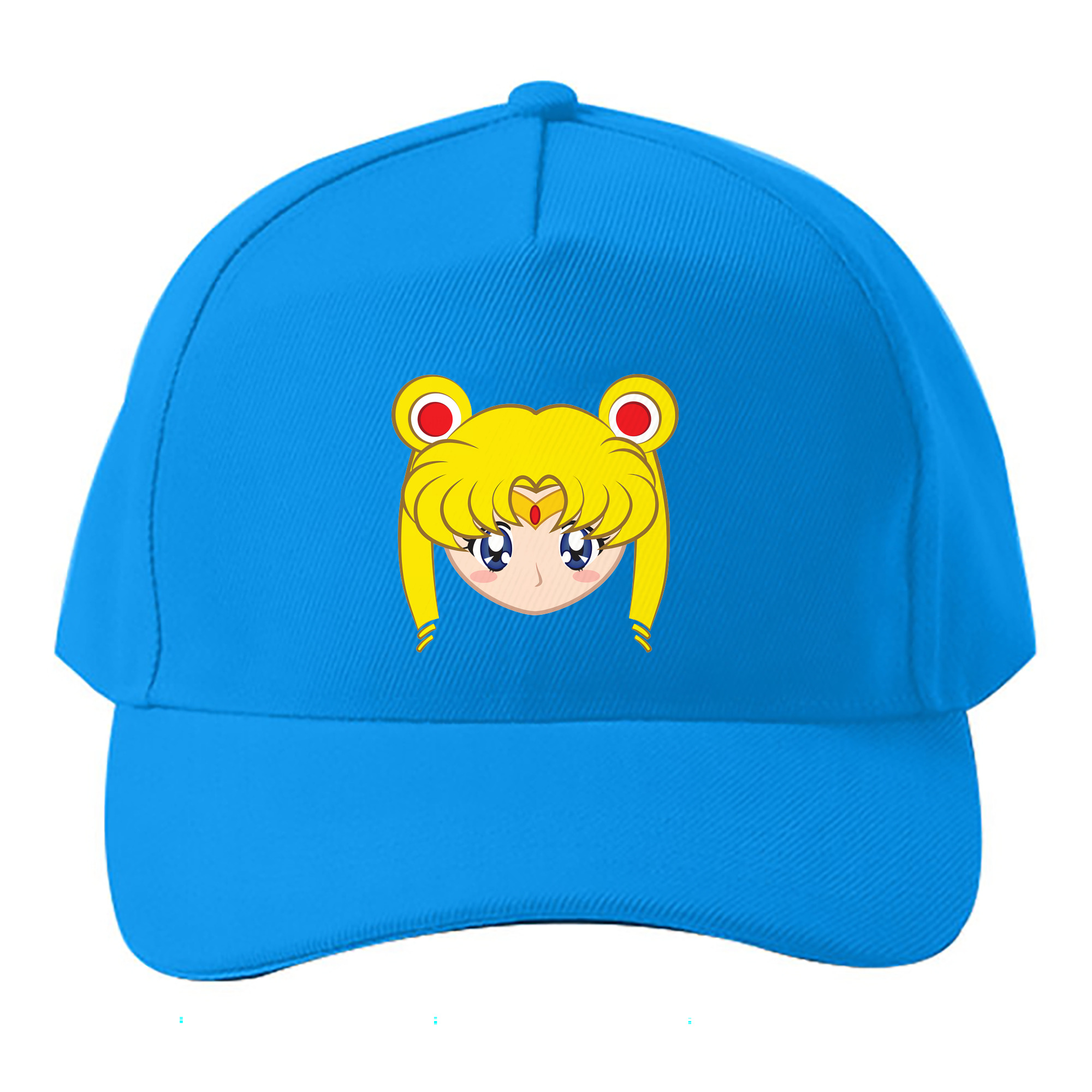 （画像用） 美少女戦士セーラームーン 月野 うさぎ つきの うさぎ Sailor Moon Tsukino Usagi ベースボールキャップ 綿100％ 男女兼用 帽子 スポーツ